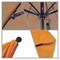California Umbrella 9' Black Aluminum Market Patio Umbrella, Sunbrella Tuscan 194061335277 - alternate 3